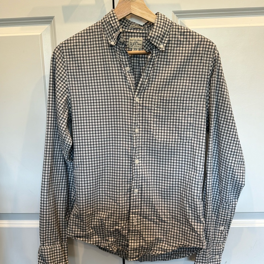 Men’s J.Crew Slim Untucked Button Down Xs